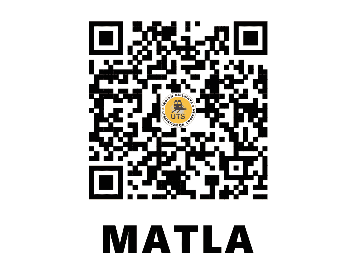 UTS QR Code for MATLA - MATL (ER - WEST BENGAL)